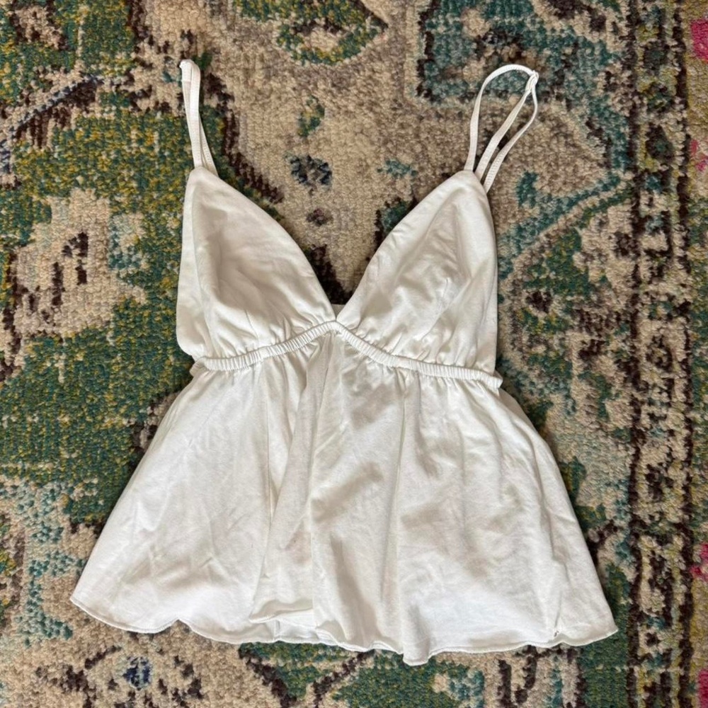 Whimsy Women's White Fable White Cami Tank Blouse